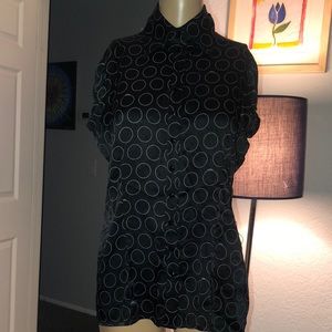 Bebe button down blouse